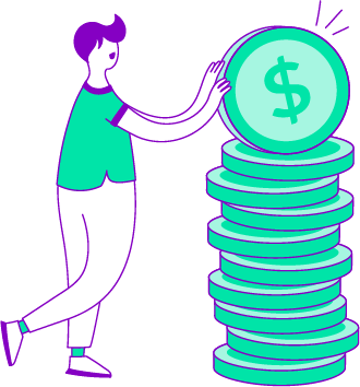 Man with Money illustration